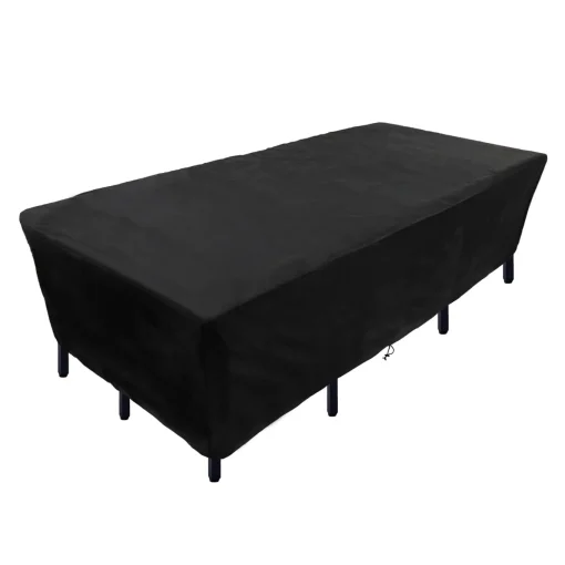 108 in. Waterproof Patio Furniture Cover with Rope and Metal Buckles
