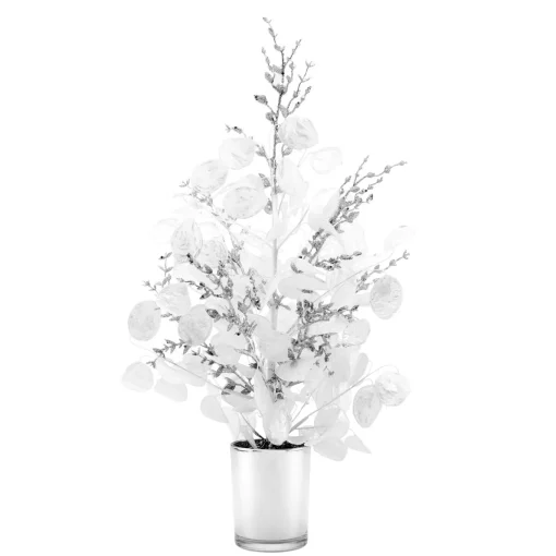 26in. White Frost White Tabletop Tree