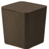 43L Capacity Arendal Collection Wicker Texture All-Weather Storage Box