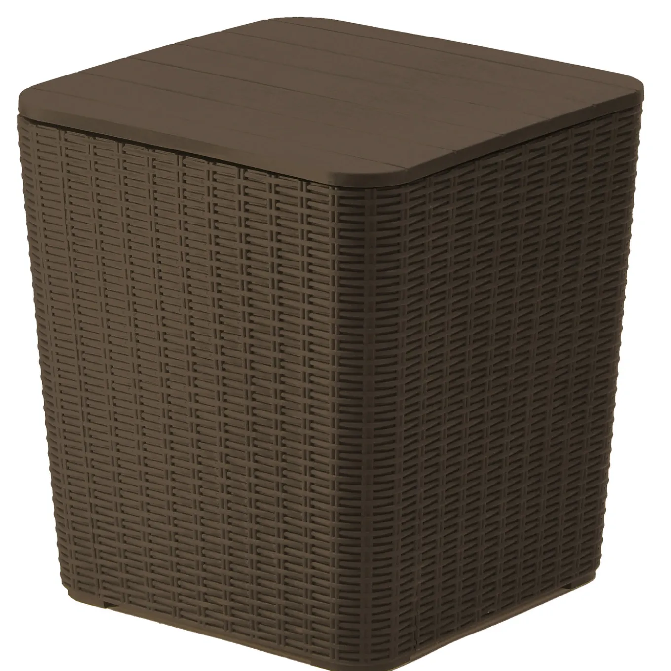 43L Capacity Arendal Collection Wicker Texture All-Weather Storage Box