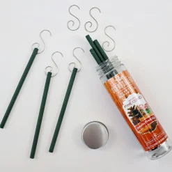 Scented Ornaments, 2-Pack- 6ct Bottle, Spiced Pine Cones, Fragrance-Infused Paper Sticks