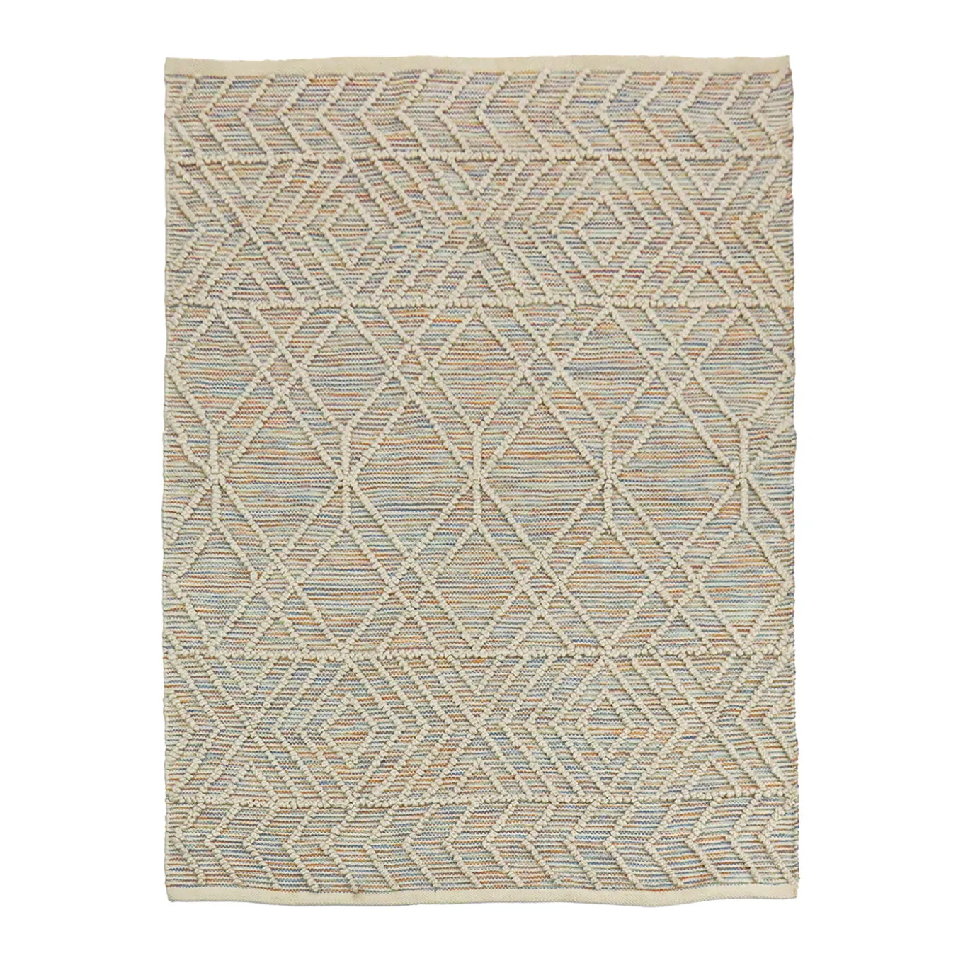 4x6 ft. Multicolor Hand Woven Outdoor Rug